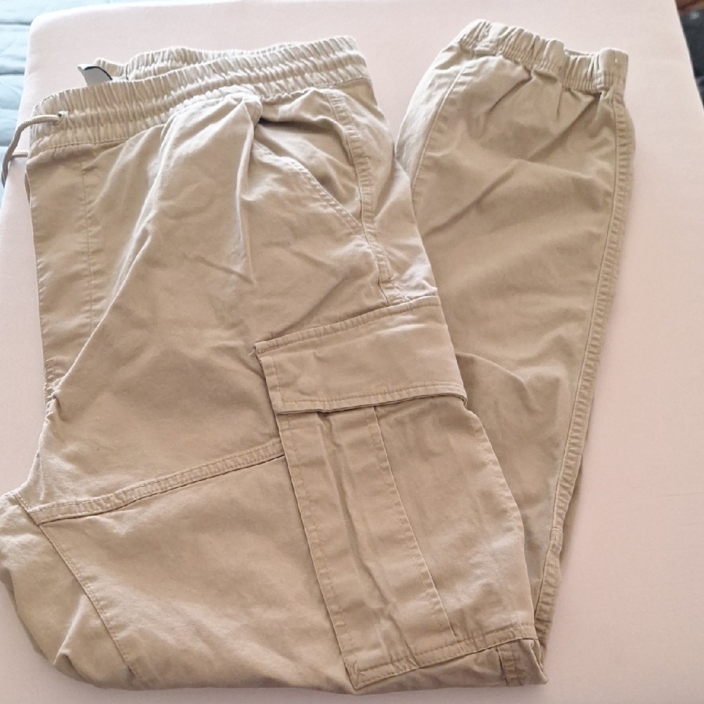 Men's Tan Cargo Pants